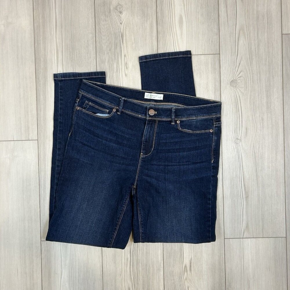 J. Jill Blue Skinny Jeans with Stretch and Classic Fit Tall